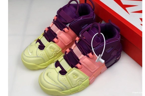 WMNS STYLE PINK MORE UPTEMPO PURPLE-NIGHT CITRON GRAPE AIR BRIGHT AV8237-800 NIKE 0907